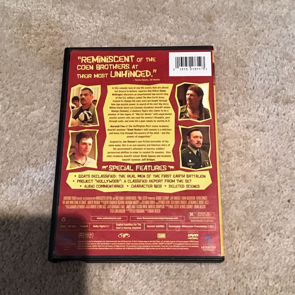 Men Who Stare At Goats DVD - 5 for $5 - Picture 2 of 4